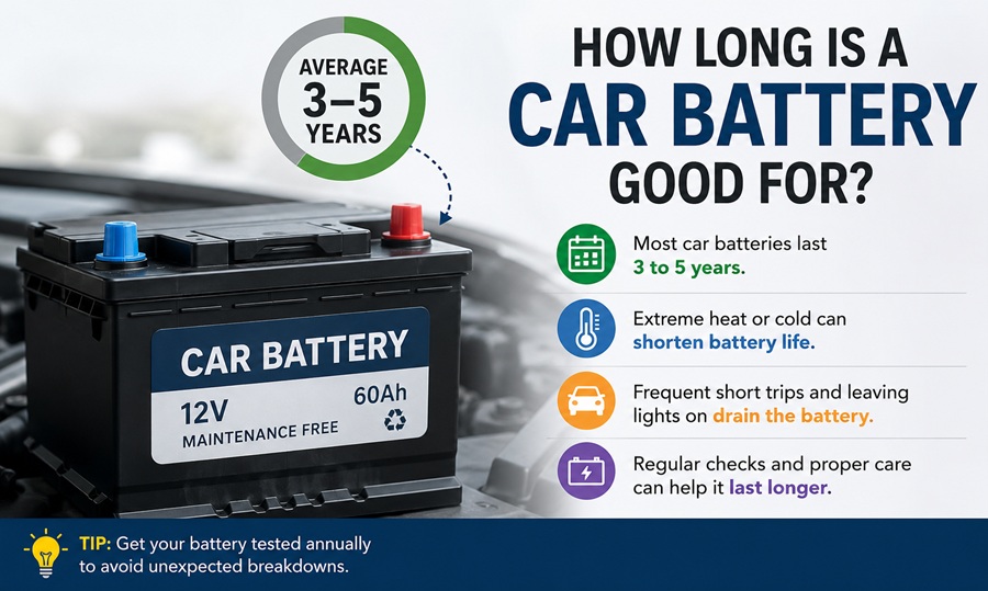 How Long Is a Car Battery Good For?