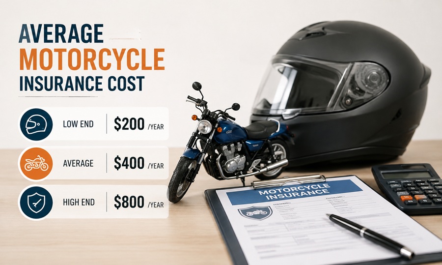 Average Motorcycle Insurance Cost: What US Riders Actually Pay Average Motorcycle Insurance Cost